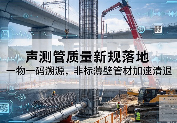 宁化声测管质量新规落地，一物一码溯源，非标薄壁管材加速清退